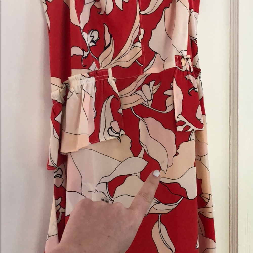 10 Crosby Derek Lam Peplum Silk Dress - Picture 3 of 4